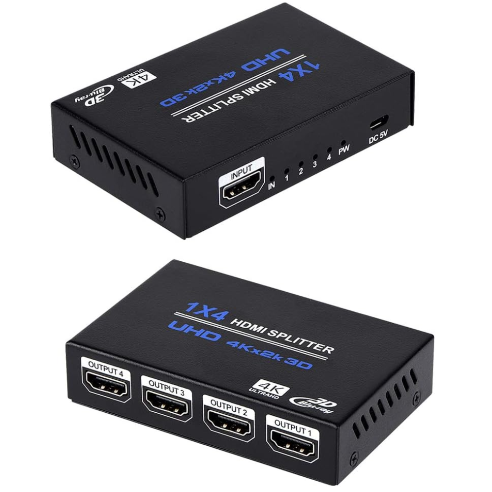 1 in 4 Out HDMI Splitter